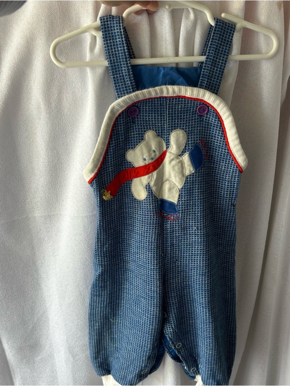 Vintage bear overalls